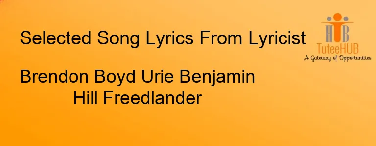 Brendon Boyd Urie Benjamin Hill Freedlander