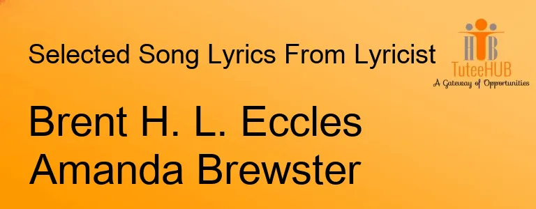 Brent H. L. Eccles Amanda Brewster