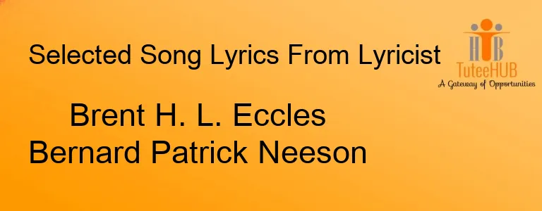 Brent H. L. Eccles Bernard Patrick Neeson