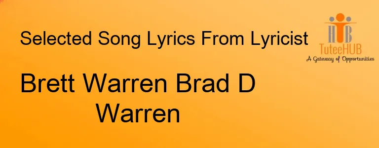 Brett Warren Brad D Warren
