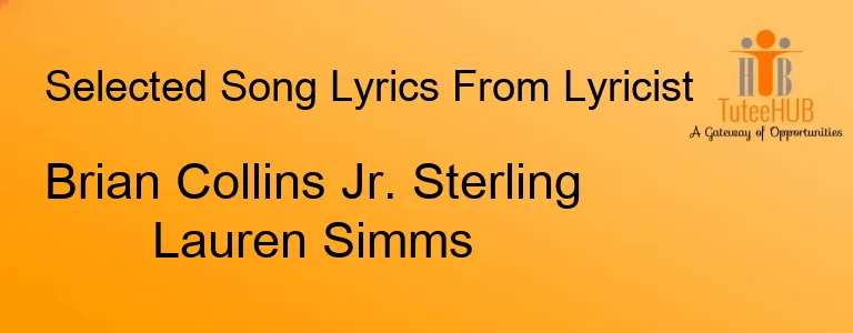 Brian Collins Jr. Sterling Lauren Simms