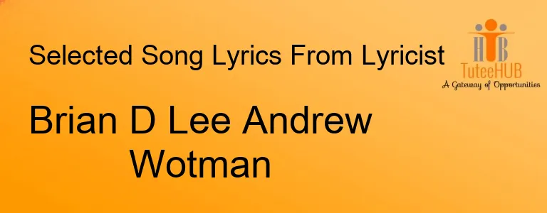 Brian D Lee Andrew Wotman