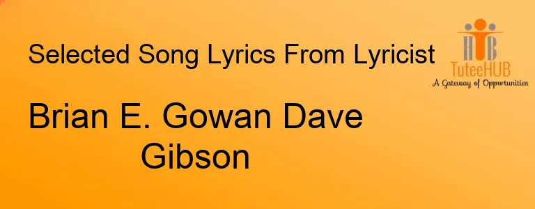 Brian E. Gowan Dave Gibson