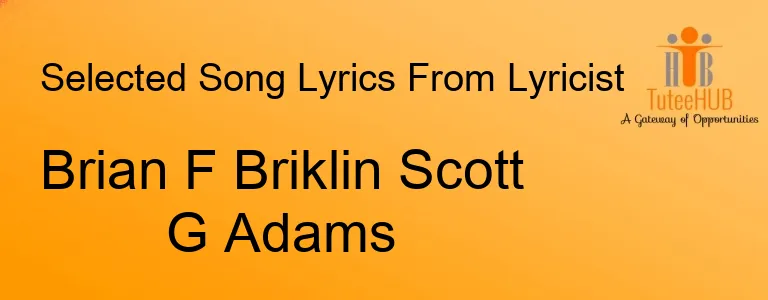 Brian F Briklin Scott G Adams