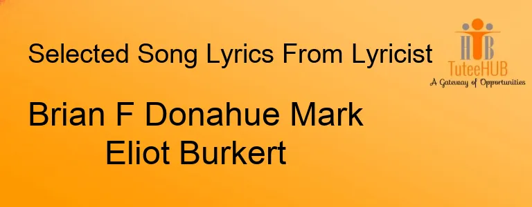 Brian F Donahue Mark Eliot Burkert