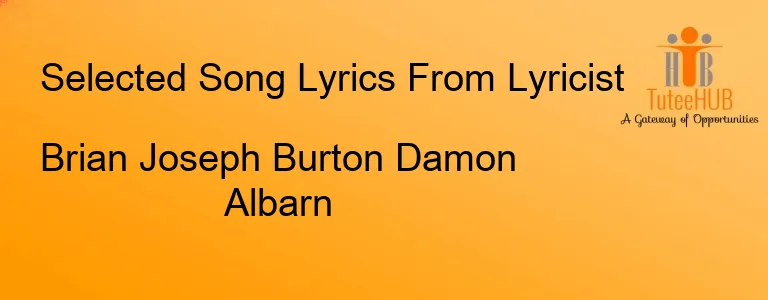 Brian Joseph Burton Damon Albarn