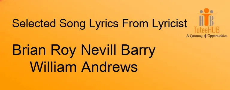 Brian Roy Nevill Barry William Andrews