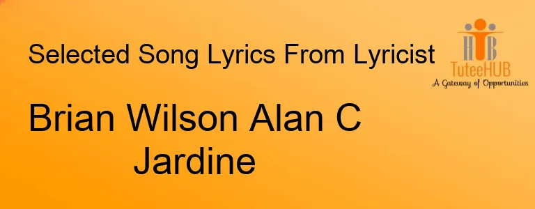 Brian Wilson Alan C Jardine