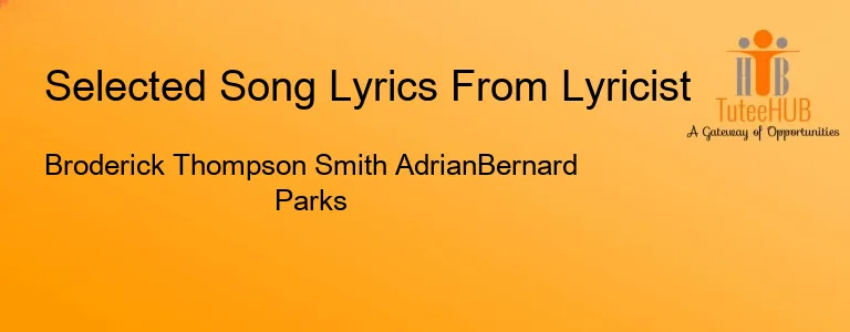 Broderick Thompson Smith AdrianBernard Parks