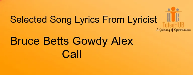 Bruce Betts Gowdy Alex Call