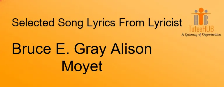 Bruce E. Gray Alison Moyet