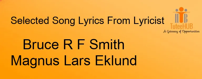 Bruce R F Smith Magnus Lars Eklund