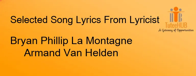 Bryan Phillip La Montagne Armand Van Helden