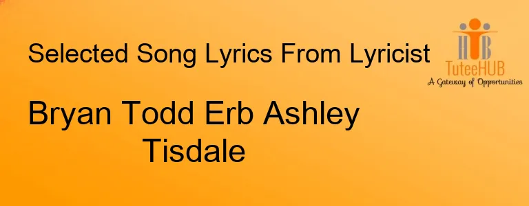 Bryan Todd Erb Ashley Tisdale