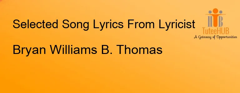 Bryan Williams B. Thomas