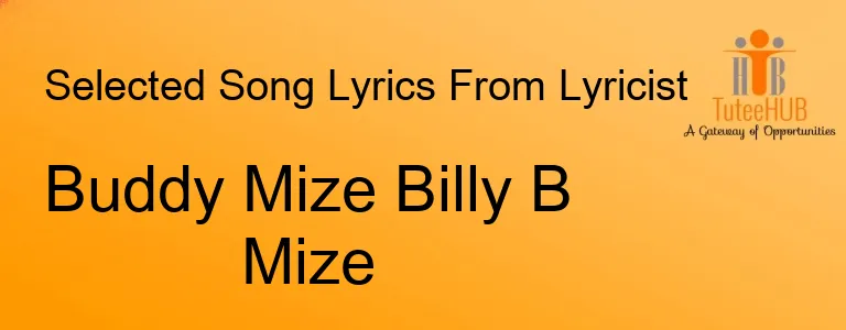 Buddy Mize Billy B Mize