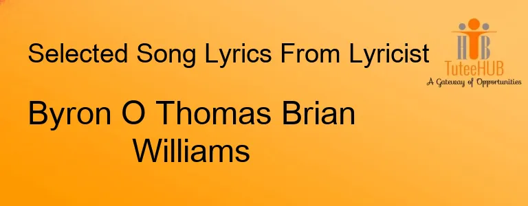 Byron O Thomas Brian Williams