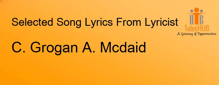 C. Grogan A. Mcdaid