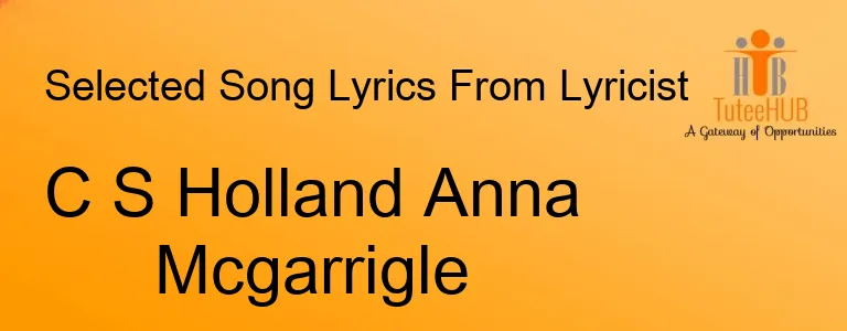 C S Holland Anna Mcgarrigle