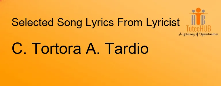 C. Tortora A. Tardio