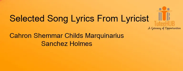 Cahron Shemmar Childs Marquinarius Sanchez Holmes