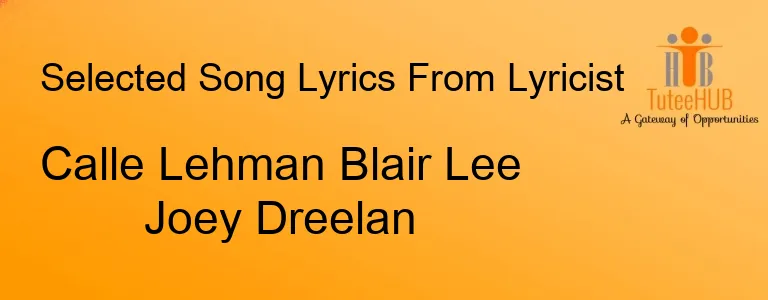 Calle Lehman Blair Lee Joey Dreelan