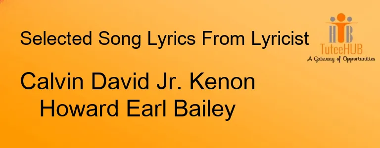 Calvin David Jr. Kenon Howard Earl Bailey