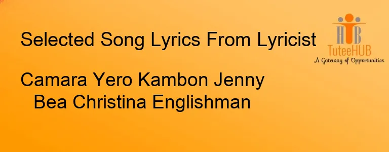 Camara Yero Kambon Jenny Bea Christina Englishman