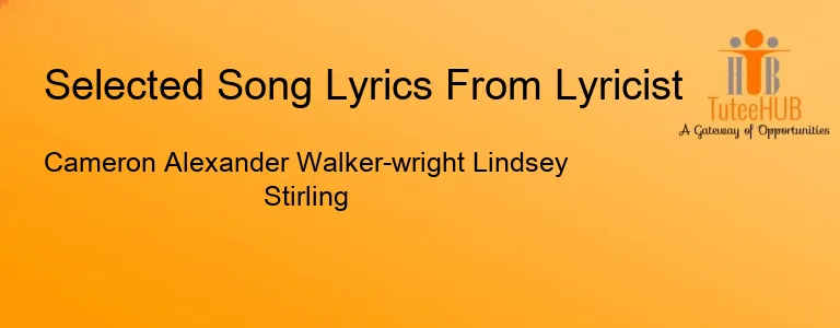 Cameron Alexander Walker-wright Lindsey Stirling