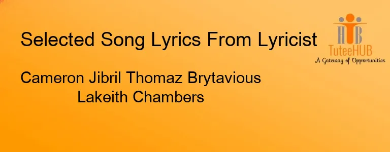 Cameron Jibril Thomaz Brytavious Lakeith Chambers