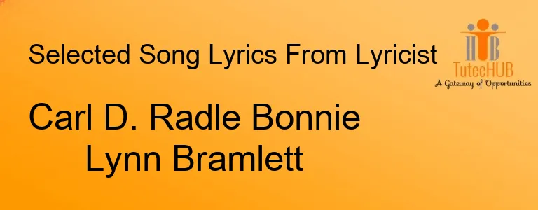 Carl D. Radle Bonnie Lynn Bramlett
