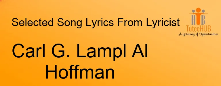 Carl G. Lampl Al Hoffman