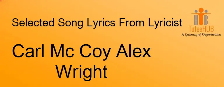 Carl Mc Coy Alex Wright