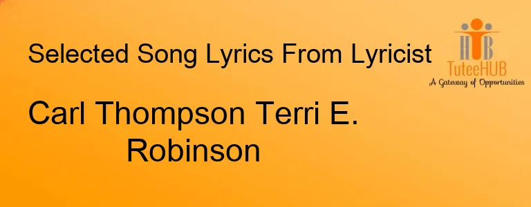 Carl Thompson Terri E. Robinson