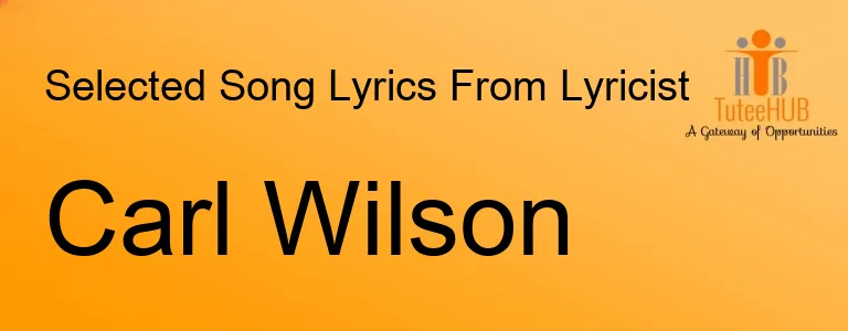 CARL WILSON