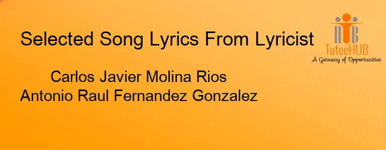 Carlos Javier Molina Rios Antonio Raul Fernandez Gonzalez