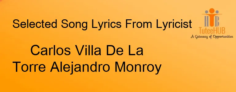 Carlos Villa De La Torre Alejandro Monroy