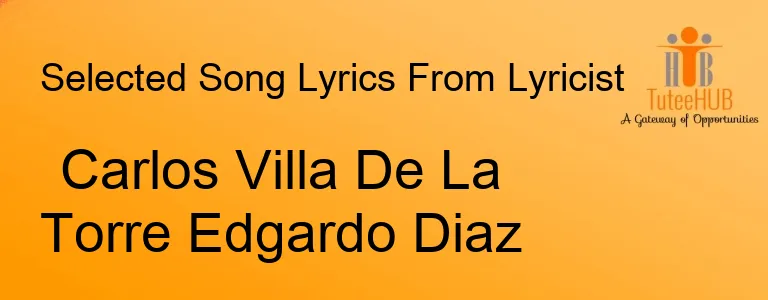 Carlos Villa De La Torre Edgardo Diaz