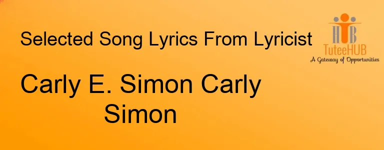 Carly E. Simon Carly Simon