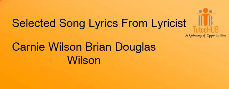 Carnie Wilson Brian Douglas Wilson