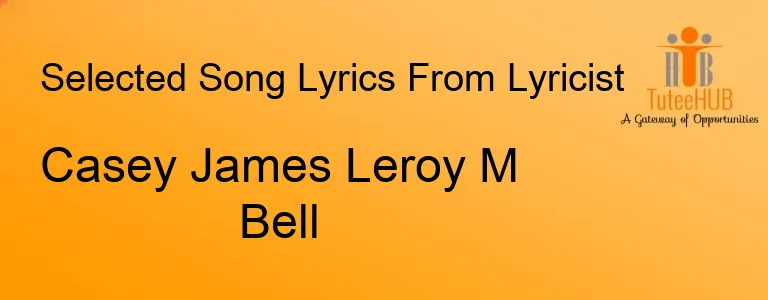 Casey James Leroy M Bell
