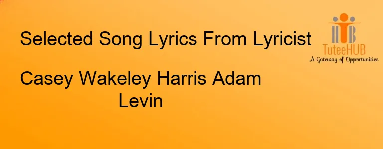 Casey Wakeley Harris Adam Levin