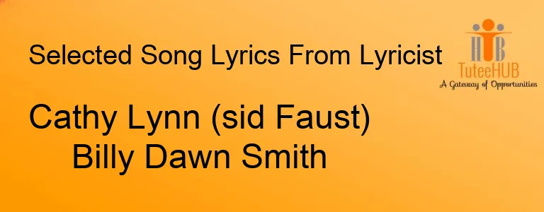 Cathy Lynn (sid Faust) Billy Dawn Smith