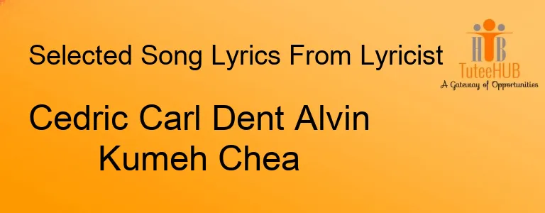 Cedric Carl Dent Alvin Kumeh Chea