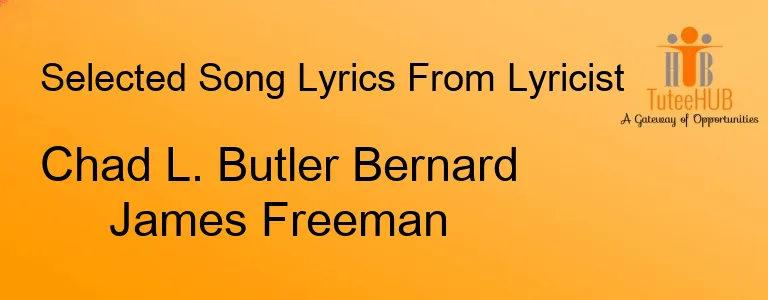 Chad L. Butler Bernard James Freeman