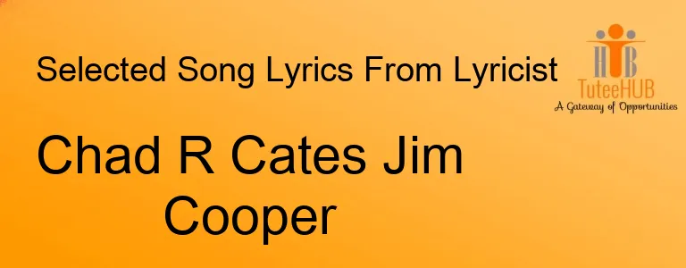 Chad R Cates Jim Cooper