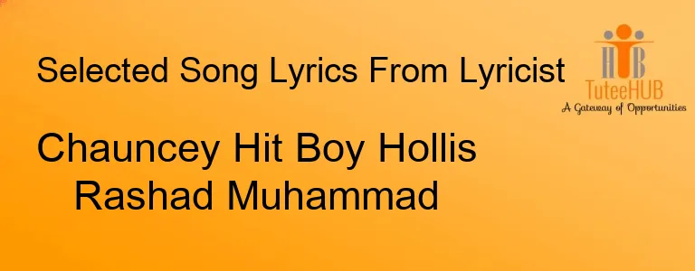 Chauncey Hit Boy Hollis Rashad Muhammad