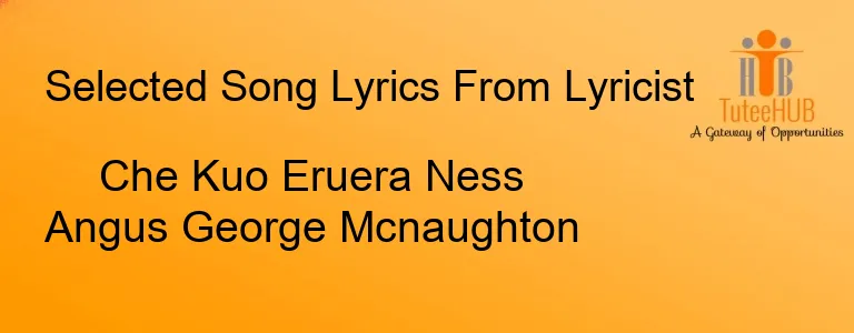 Che Kuo Eruera Ness Angus George Mcnaughton