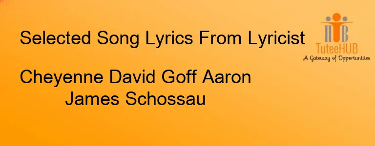 Cheyenne David Goff Aaron James Schossau