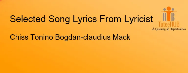 Chiss Tonino Bogdan-claudius Mack